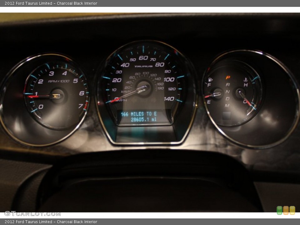 Charcoal Black Interior Gauges for the 2012 Ford Taurus Limited #74829801