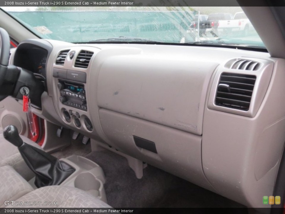 Medium Pewter Interior Dashboard for the 2008 Isuzu i-Series Truck i-290 S Extended Cab #74834354