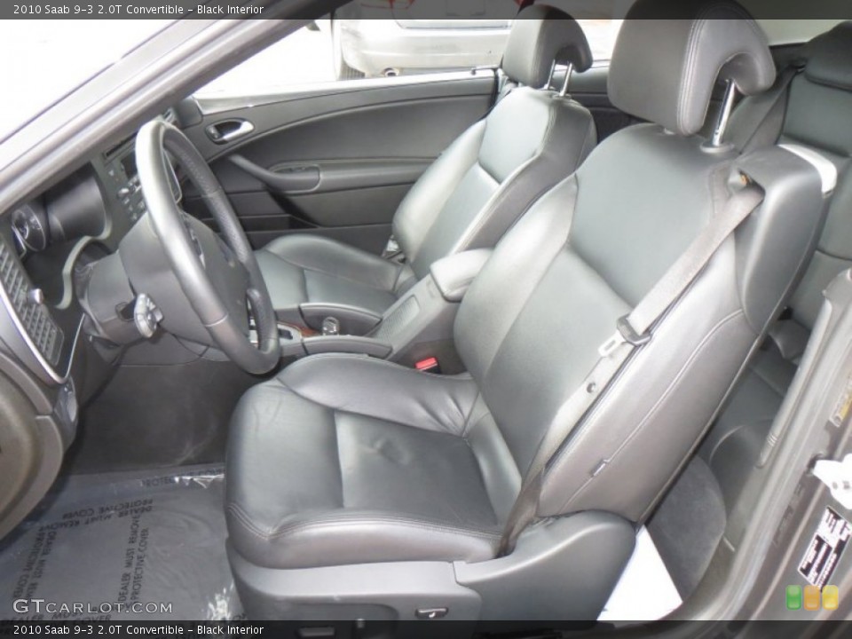 Black Interior Photo for the 2010 Saab 9-3 2.0T Convertible #74834444