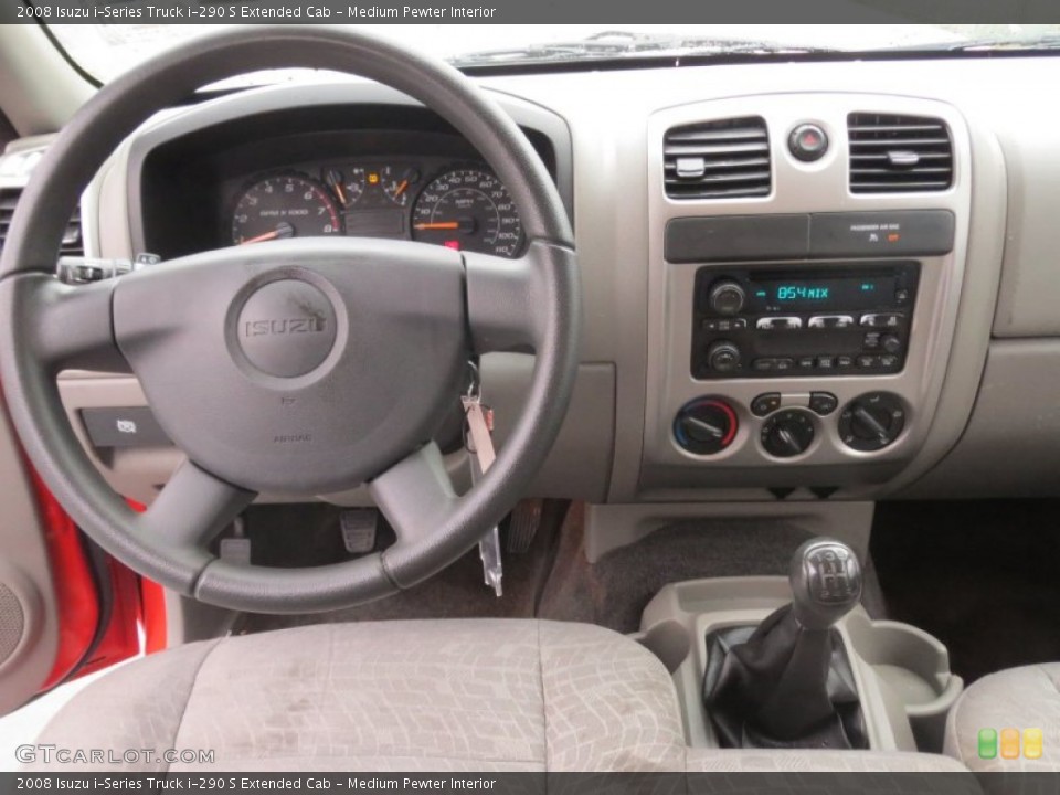 Medium Pewter Interior Dashboard for the 2008 Isuzu i-Series Truck i-290 S Extended Cab #74834585
