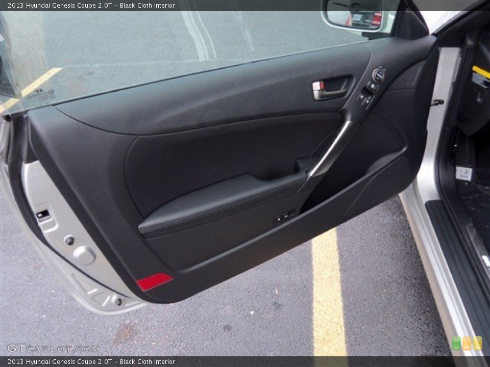 Black Cloth Interior Door Panel for the 2013 Hyundai Genesis Coupe 2.0T #74836133