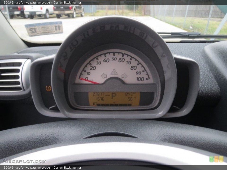 Design Black Interior Gauges for the 2009 Smart fortwo passion coupe #74837123