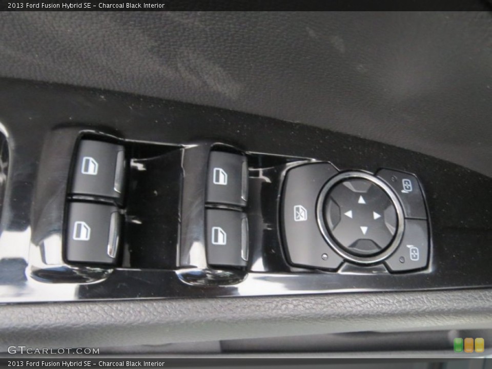 Charcoal Black Interior Controls for the 2013 Ford Fusion Hybrid SE #74838959