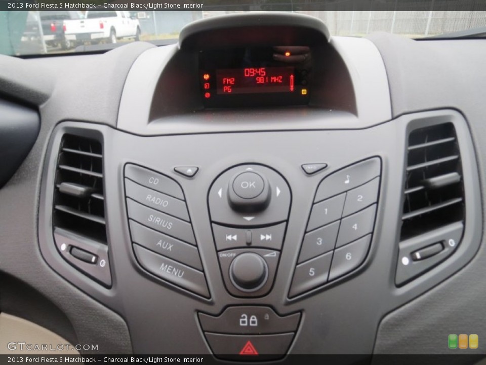 Charcoal Black/Light Stone Interior Controls for the 2013 Ford Fiesta S Hatchback #74839499