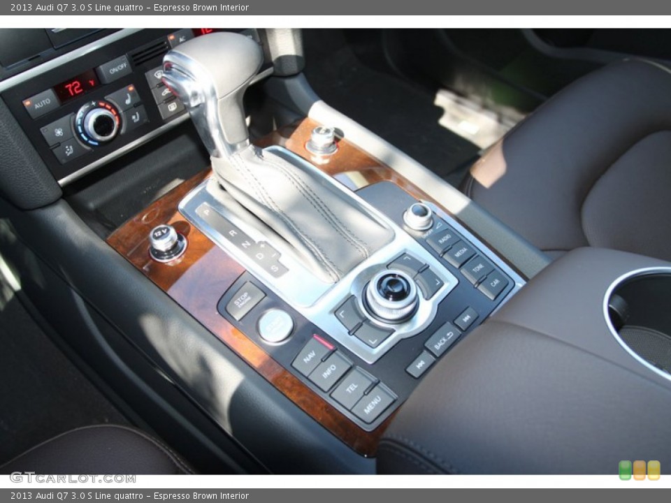 Espresso Brown Interior Transmission for the 2013 Audi Q7 3.0 S Line quattro #74839625