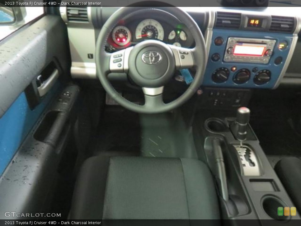 Dark Charcoal Interior Dashboard for the 2013 Toyota FJ Cruiser 4WD #74841179
