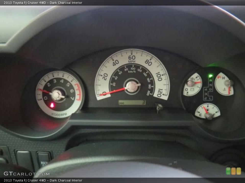 Dark Charcoal Interior Gauges for the 2013 Toyota FJ Cruiser 4WD #74841260