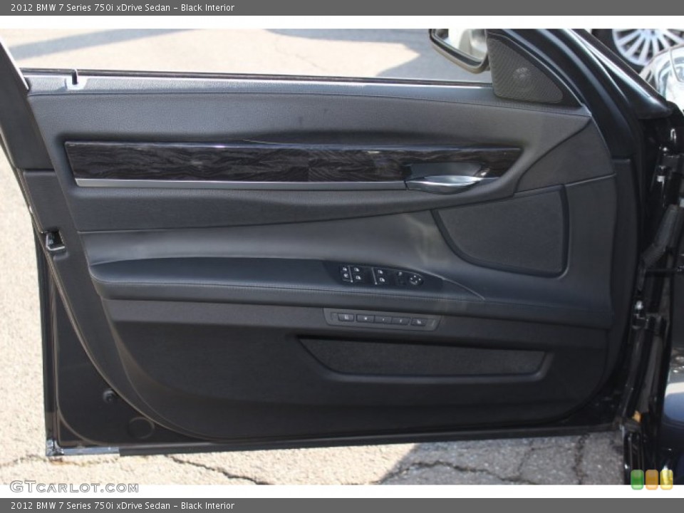 Black Interior Door Panel for the 2012 BMW 7 Series 750i xDrive Sedan #74841376