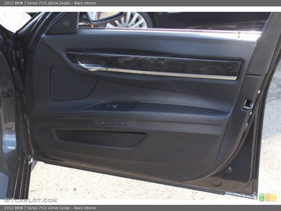 Black Interior Door Panel for the 2012 BMW 7 Series 750i xDrive Sedan #74841643