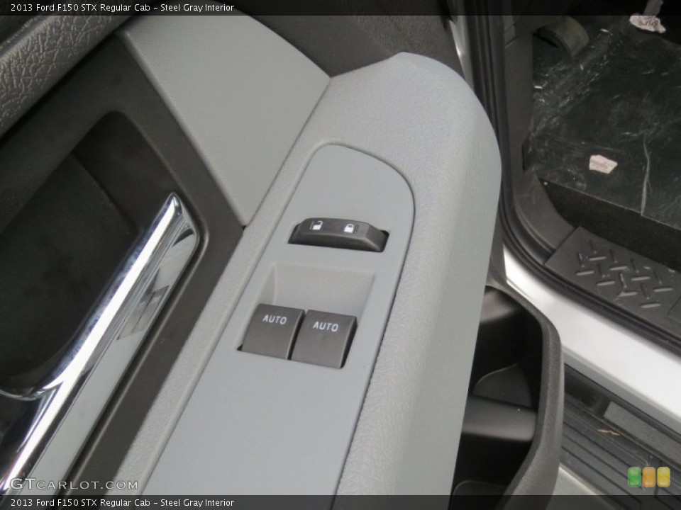 Steel Gray Interior Controls for the 2013 Ford F150 STX Regular Cab #74841803