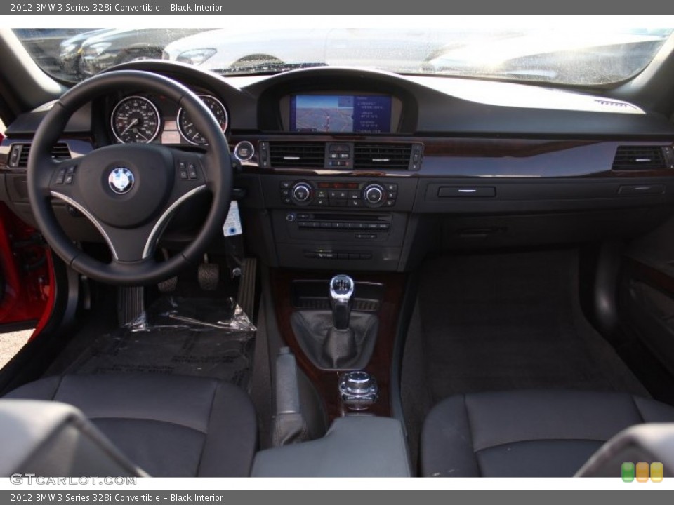 Black Interior Dashboard for the 2012 BMW 3 Series 328i Convertible #74842476