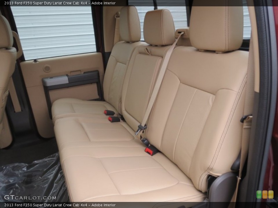 Adobe Interior Rear Seat for the 2013 Ford F350 Super Duty Lariat Crew Cab 4x4 #74843072