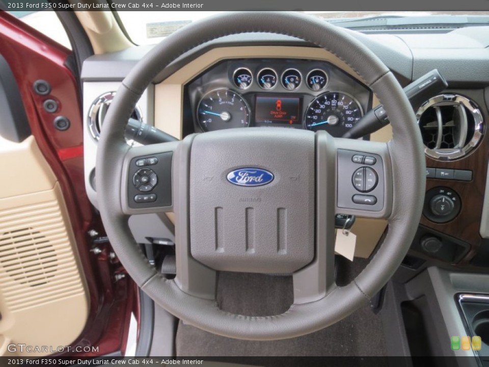 Adobe Interior Steering Wheel for the 2013 Ford F350 Super Duty Lariat Crew Cab 4x4 #74843264