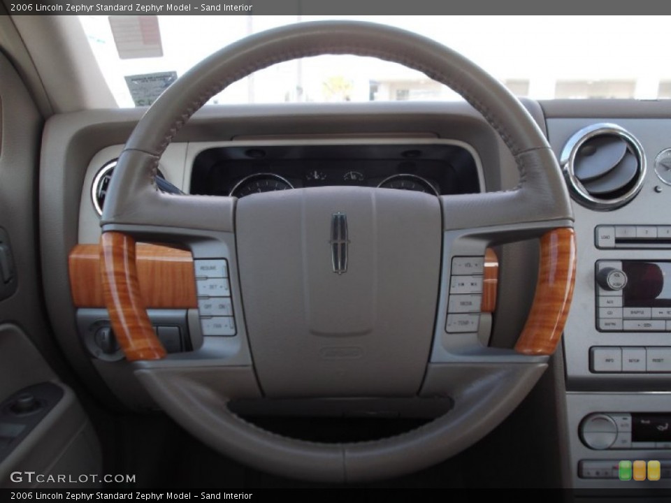 Sand Interior Steering Wheel for the 2006 Lincoln Zephyr  #74846006