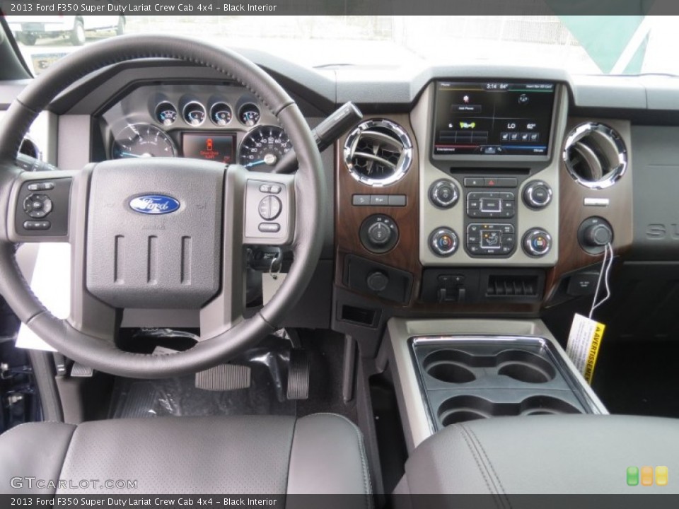 Black Interior Dashboard for the 2013 Ford F350 Super Duty Lariat Crew Cab 4x4 #74846033