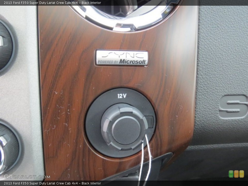 Black Interior Controls for the 2013 Ford F350 Super Duty Lariat Crew Cab 4x4 #74846086