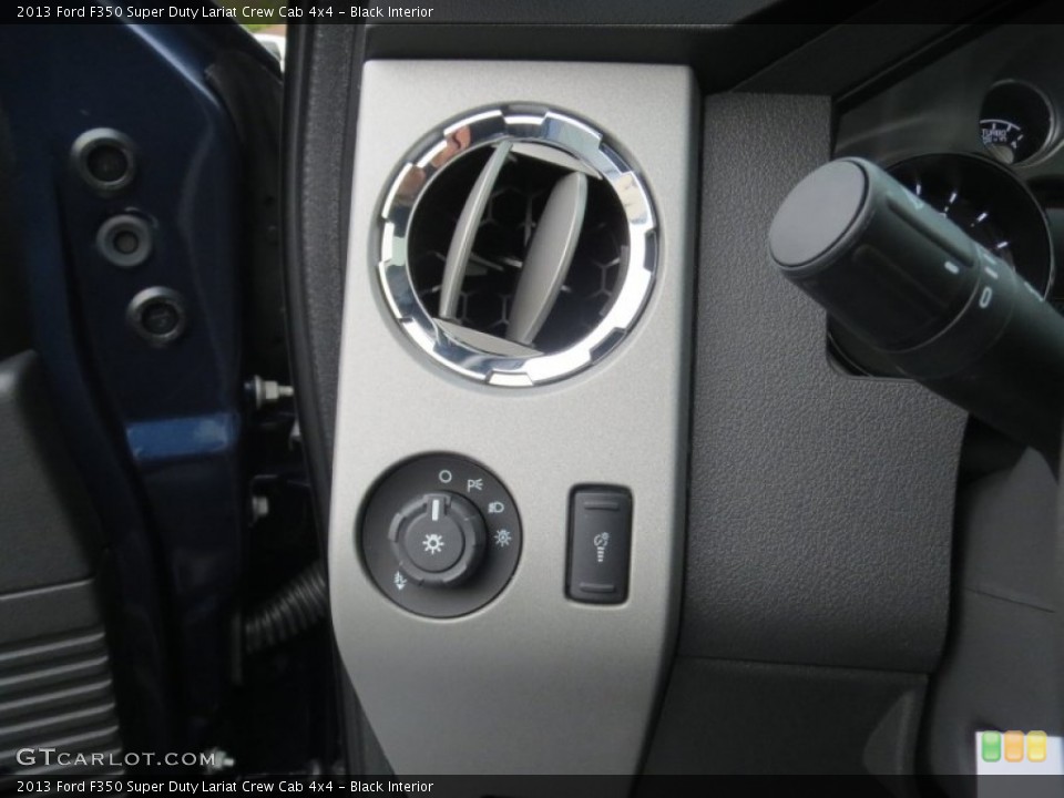 Black Interior Controls for the 2013 Ford F350 Super Duty Lariat Crew Cab 4x4 #74846132