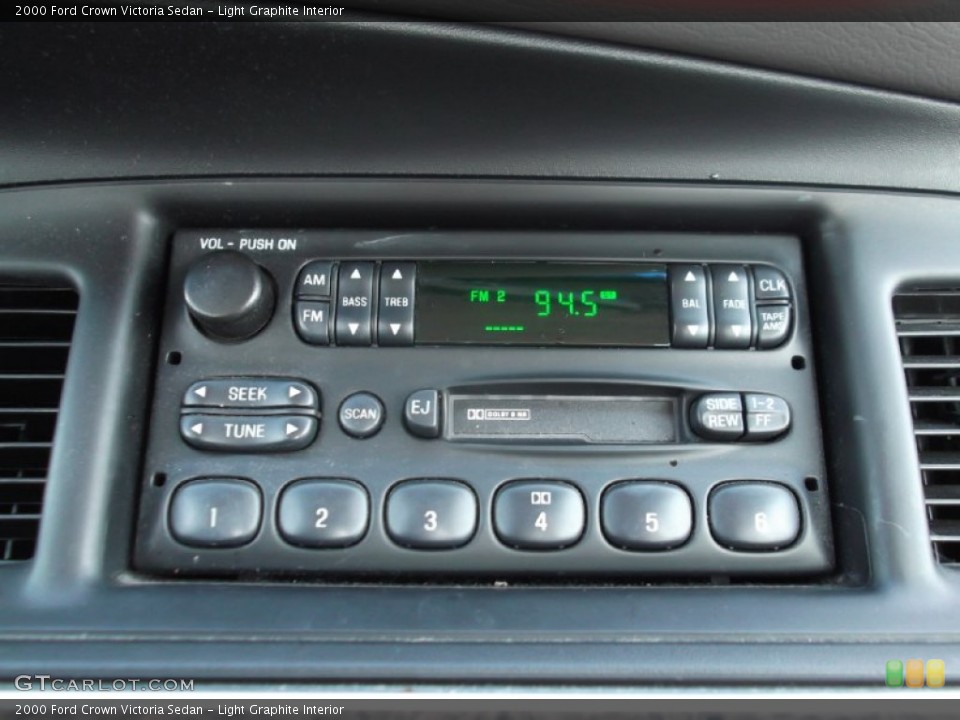 Light Graphite Interior Audio System for the 2000 Ford Crown Victoria Sedan #74846387