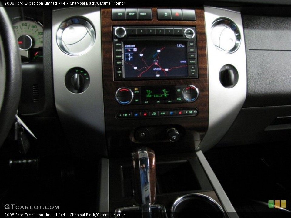 Charcoal Black/Caramel Interior Controls for the 2008 Ford Expedition Limited 4x4 #74846403