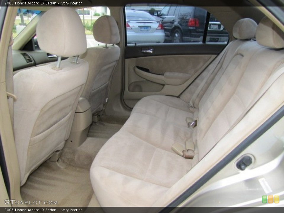 Ivory Interior Rear Seat for the 2005 Honda Accord LX Sedan #74848720