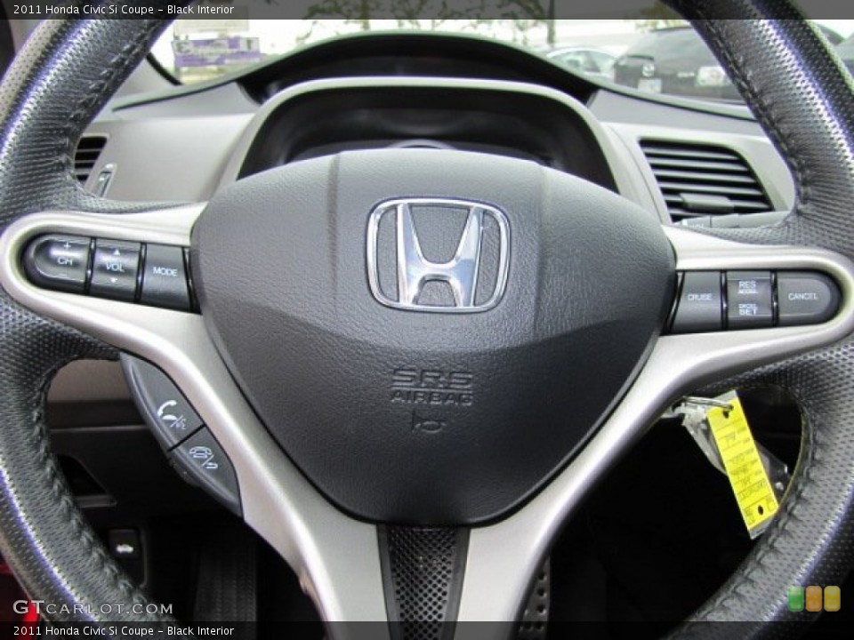 Black Interior Controls for the 2011 Honda Civic Si Coupe #74849039