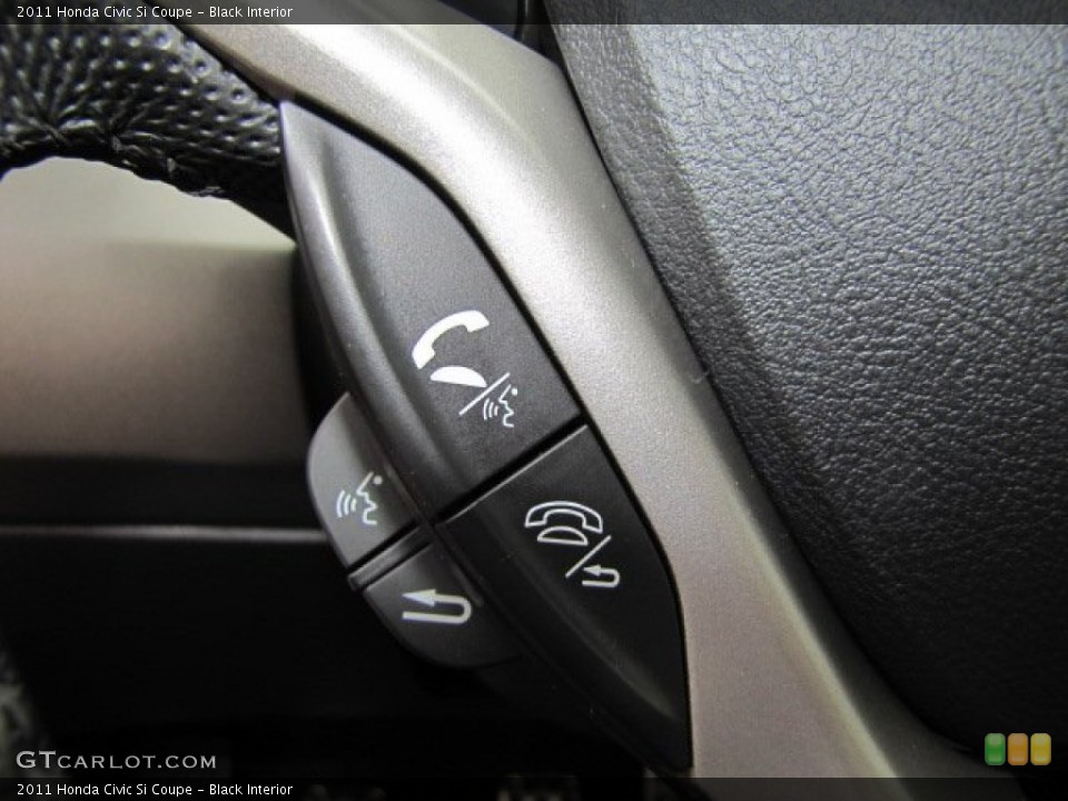 Black Interior Controls for the 2011 Honda Civic Si Coupe #74849042