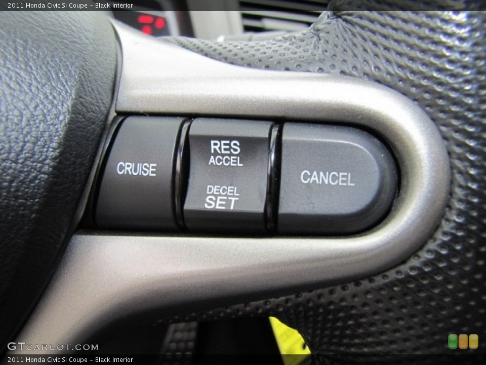 Black Interior Controls for the 2011 Honda Civic Si Coupe #74849048