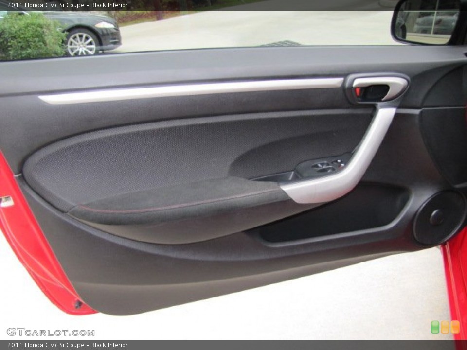 Black Interior Door Panel for the 2011 Honda Civic Si Coupe #74849078