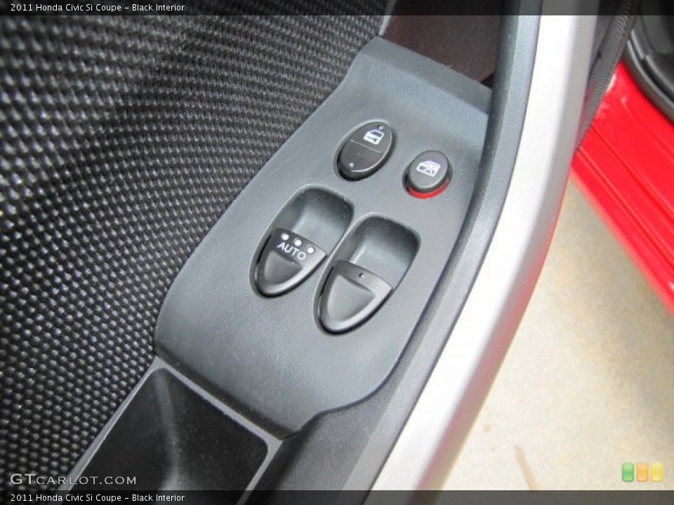 Black Interior Controls for the 2011 Honda Civic Si Coupe #74849081