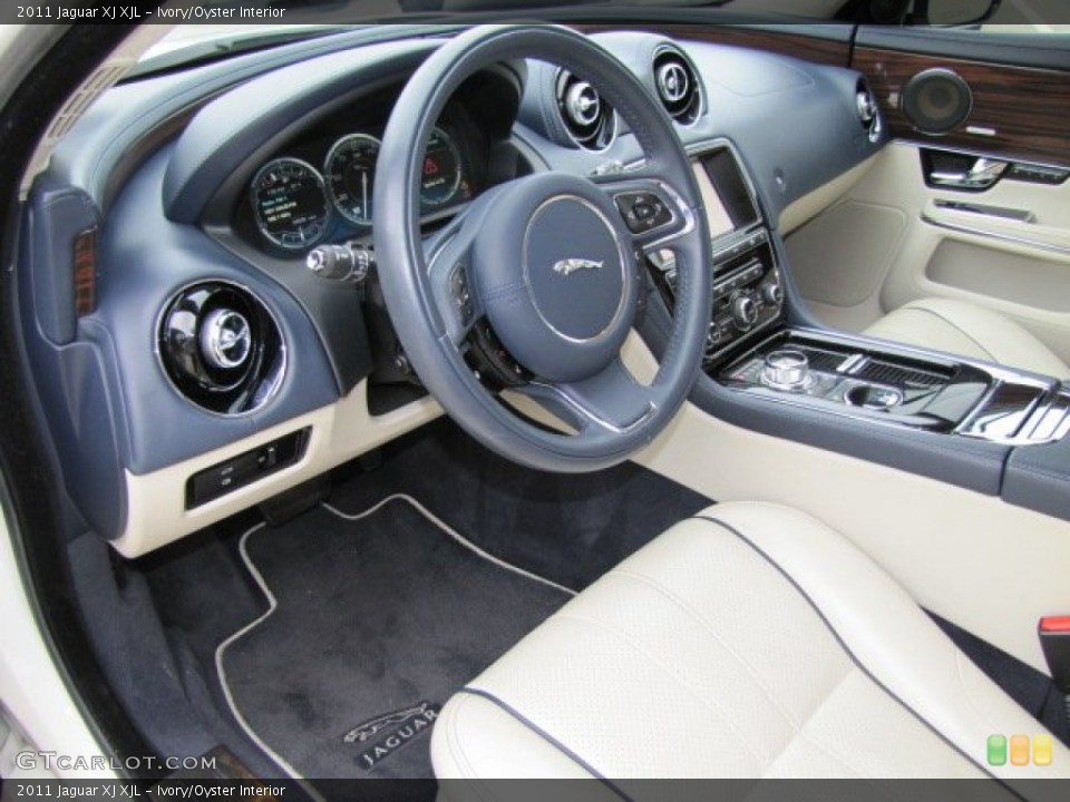 Ivory/Oyster 2011 Jaguar XJ Interiors