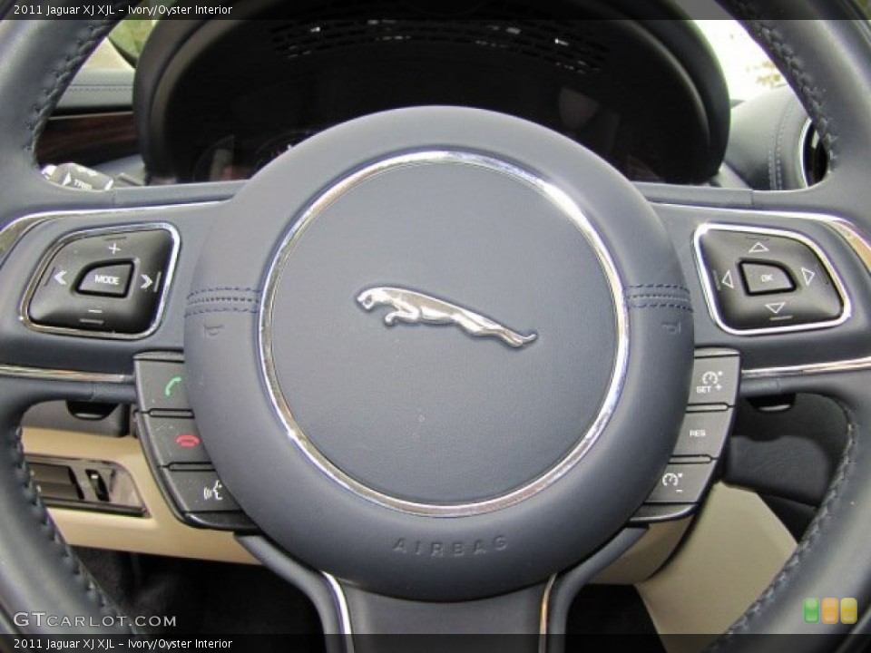 Ivory/Oyster Interior Controls for the 2011 Jaguar XJ XJL #74849231