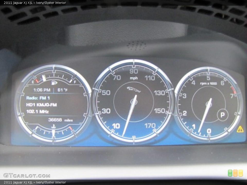 Ivory/Oyster Interior Gauges for the 2011 Jaguar XJ XJL #74849234