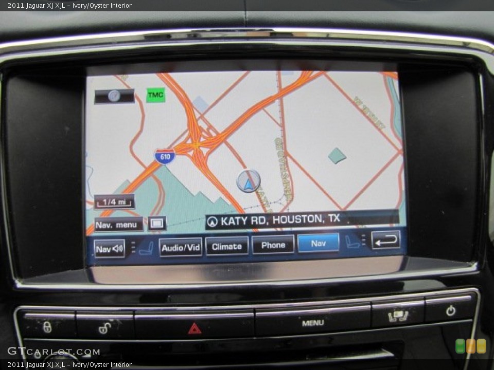 Ivory/Oyster Interior Navigation for the 2011 Jaguar XJ XJL #74849246