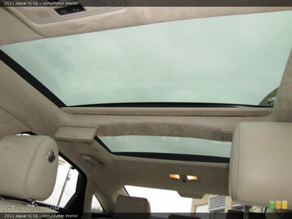 Ivory/Oyster Interior Sunroof for the 2011 Jaguar XJ XJL #74849261