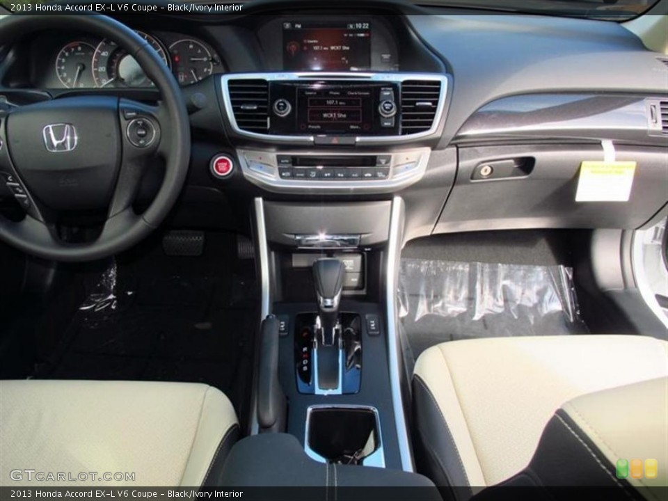 Black/Ivory Interior Dashboard for the 2013 Honda Accord EX-L V6 Coupe #74850962