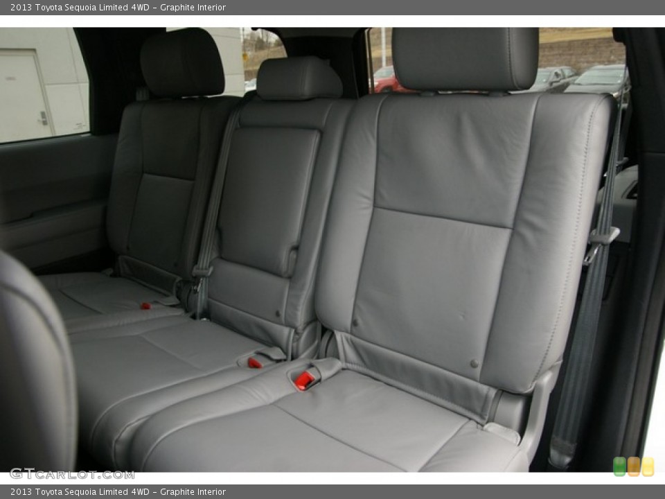 Graphite Interior Rear Seat for the 2013 Toyota Sequoia Limited 4WD #74852282