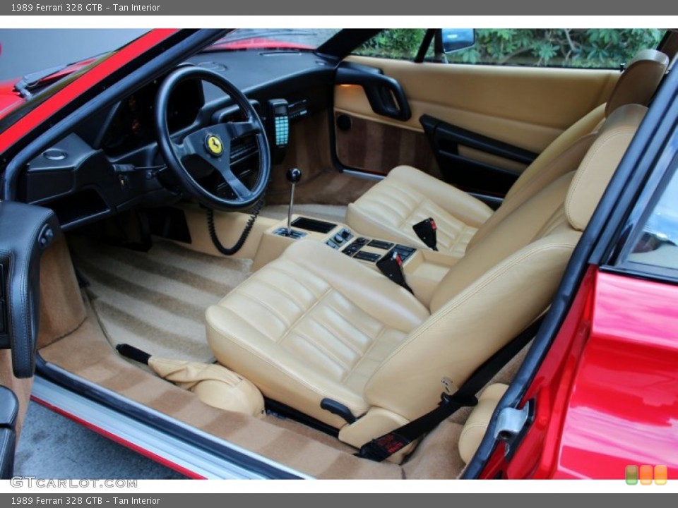 Tan Interior Prime Interior for the 1989 Ferrari 328 GTB #74852750