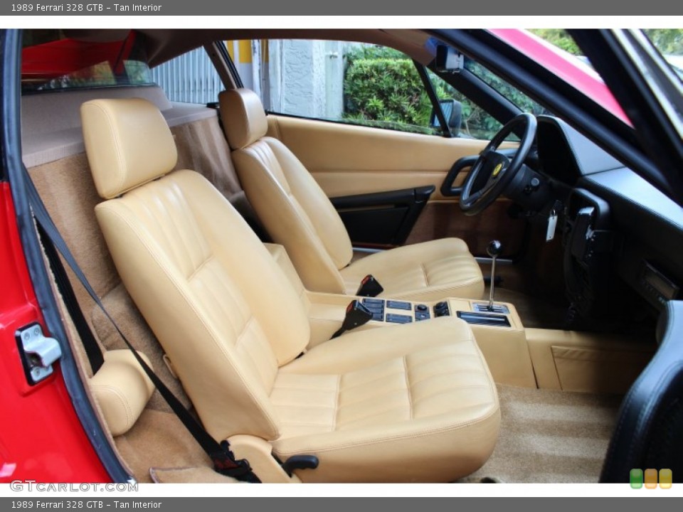Tan Interior Photo for the 1989 Ferrari 328 GTB #74852812