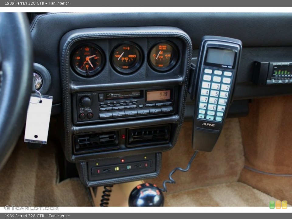 Tan Interior Controls for the 1989 Ferrari 328 GTB #74853021