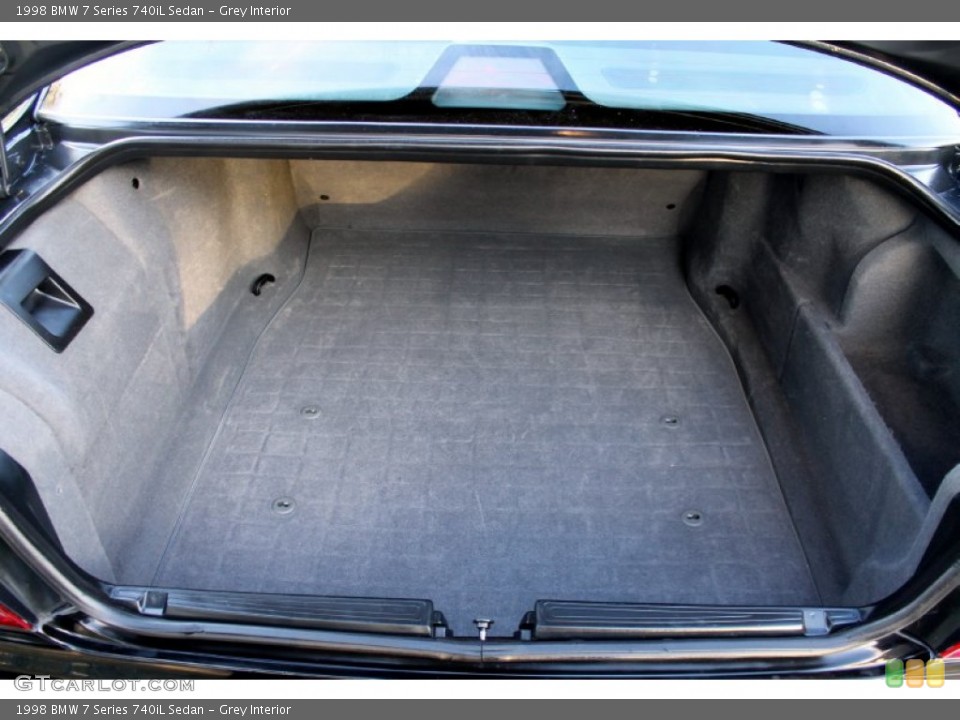 Grey Interior Trunk for the 1998 BMW 7 Series 740iL Sedan #74853035