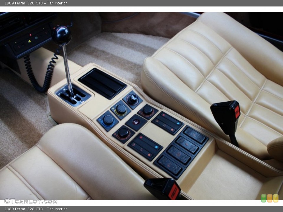 Tan Interior Transmission for the 1989 Ferrari 328 GTB #74853039