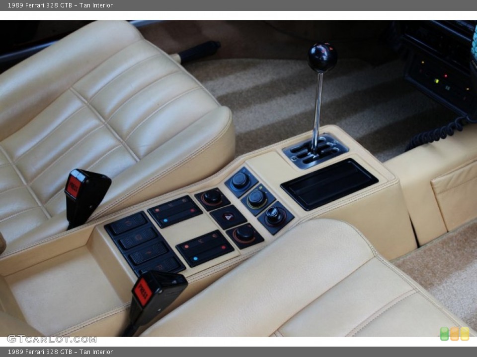 Tan Interior Transmission for the 1989 Ferrari 328 GTB #74853051