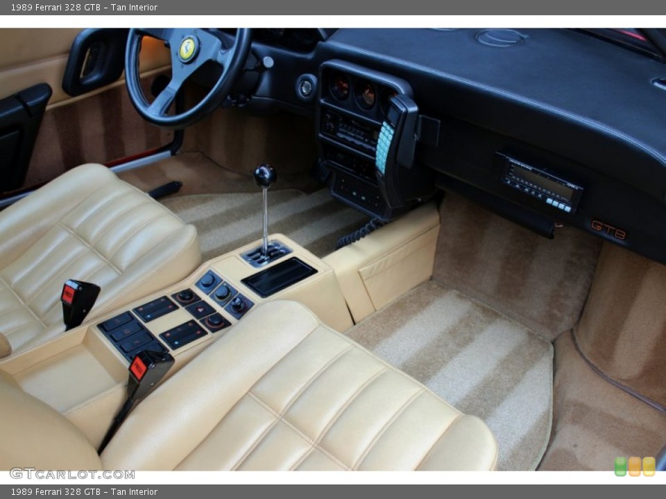 Tan Interior Photo for the 1989 Ferrari 328 GTB #74853065