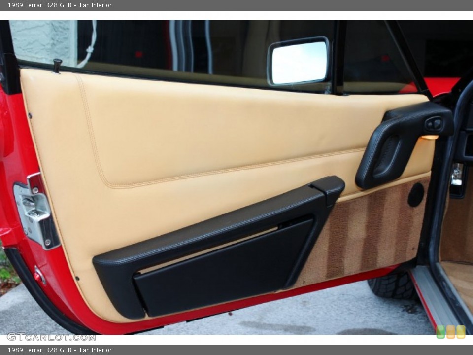 Tan Interior Door Panel for the 1989 Ferrari 328 GTB #74853081
