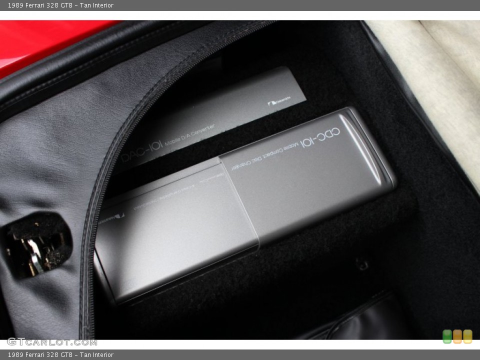 Tan Interior Audio System for the 1989 Ferrari 328 GTB #74853186
