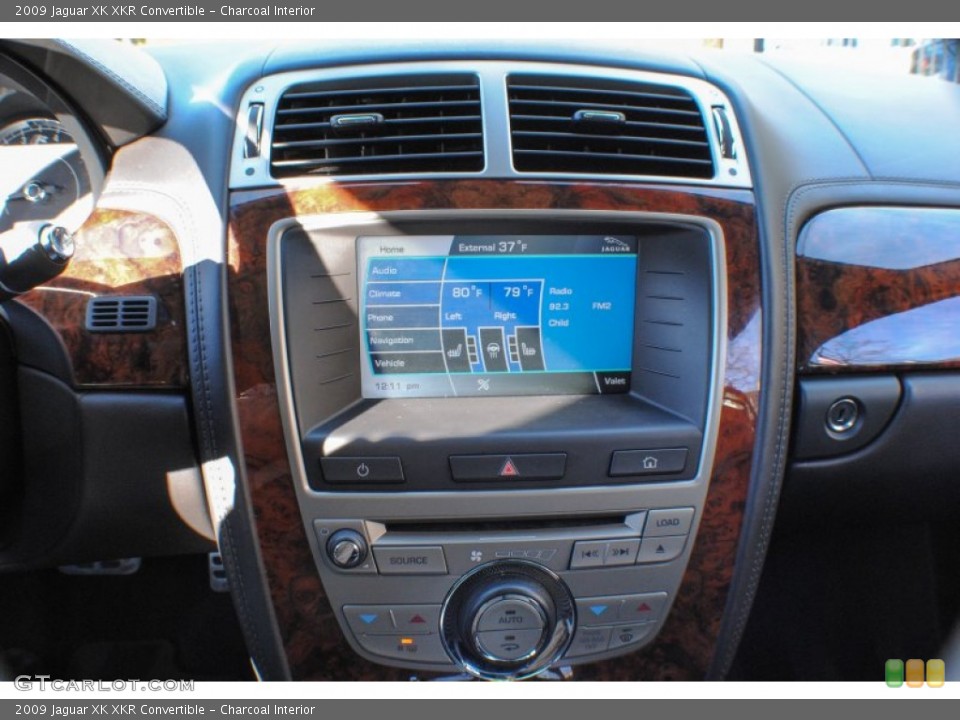 Charcoal Interior Controls for the 2009 Jaguar XK XKR Convertible #74853380