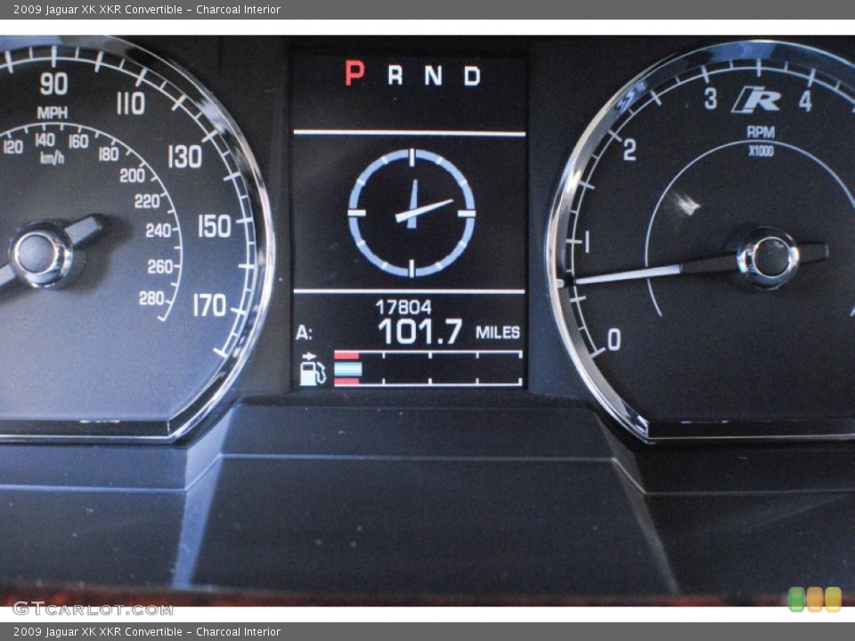 Charcoal Interior Gauges for the 2009 Jaguar XK XKR Convertible #74853470