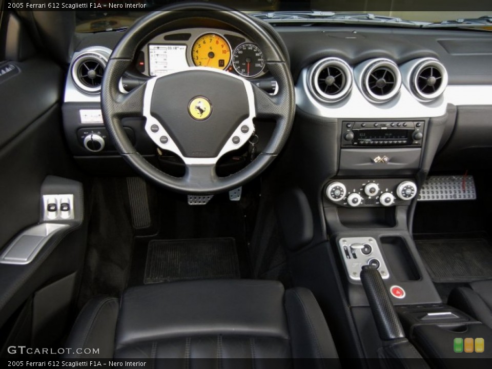 Nero Interior Dashboard for the 2005 Ferrari 612 Scaglietti F1A #74853809