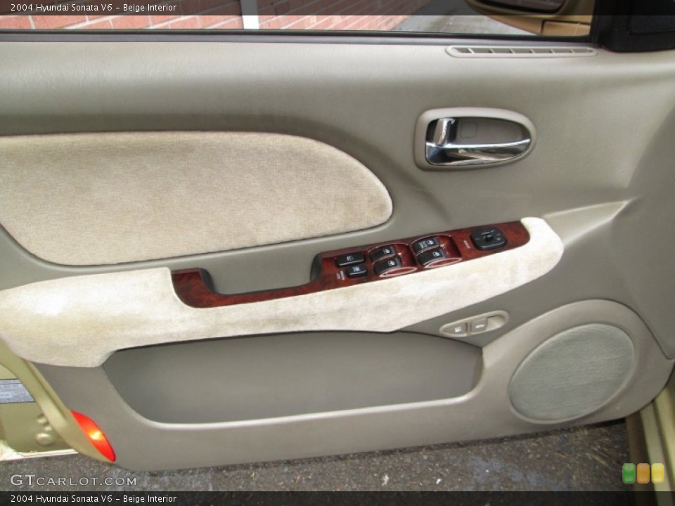 Beige Interior Door Panel for the 2004 Hyundai Sonata V6 #74853830