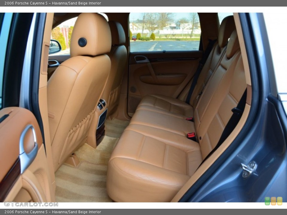 Havanna/Sand Beige Interior Rear Seat for the 2006 Porsche Cayenne S #74853879